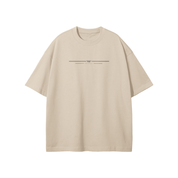 Streetwear Unisex Earth Tone Heavyweight Loose Fit FOG T-Shirt - Image 5