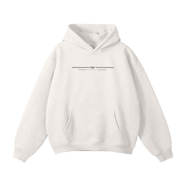 (Gray)Streetwear Unisex Oversized Solid Color Fleece Hoodie