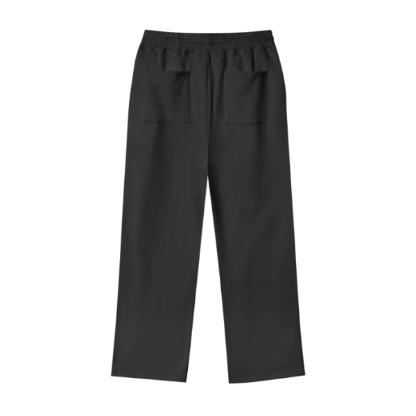 Unisex 100% Cotton Fleece Straight Wide Leg Jogger - Image 2